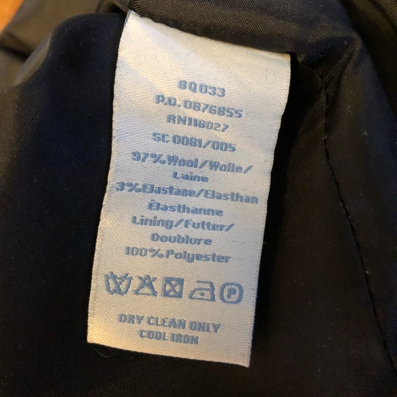 Boden wool wide leg trouser pant - Picture 2 of 8